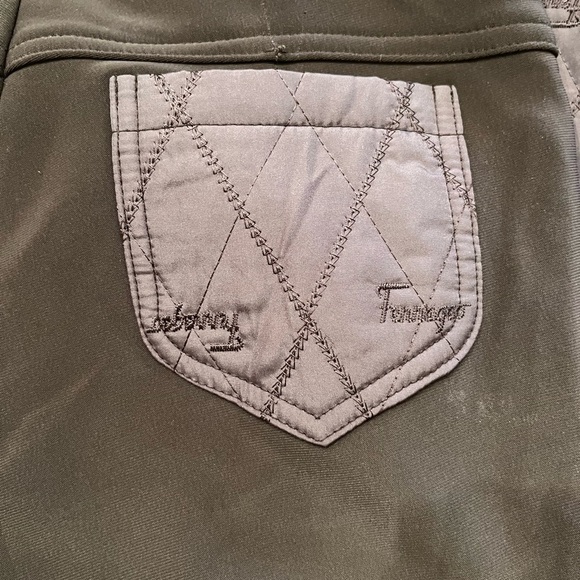 Rare vintage quilted  pant size 4 Korea GG Ferragoo Burberry line Boss Plus - Picture 3 of 8